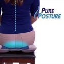 Pure Posture Seat Cushion with Memory Foam for Back Pain Pure Posture Seat Cushion with Memory Foam for Back Pain