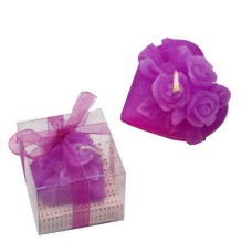 HEART SHAPED SCENTED CANDLE, WITH GIFT BOX