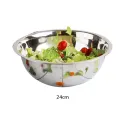 STAINLESS STEEL MIXING BOWL, 24 CM
