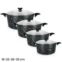 17 PCS MARBLE COOKWARE SET, AKYILDIZ