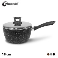 Phoenix Marble Granite Non-Stick Sauce Pan 18cm