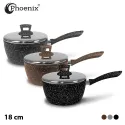 Phoenix Marble Granite Non-Stick Sauce Pan 18cm