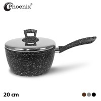 Phoenix Marble Granite Non-Stick Sauce Pan 20cm