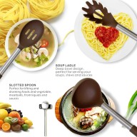 Phoenix 12Pcs Marble Silicone & Metal Kitchen Set