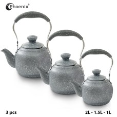 Phoenix P20060203 Marble Kettle Set 1L, 1.5L, 2L