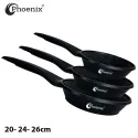 Phoenix 17 Pcs Black Modern Cookware Set 