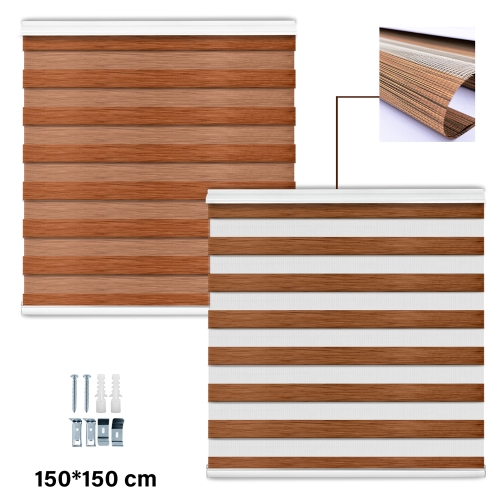Day &amp; Night Duo Roller Blinds 150(W)*150(H) cm 