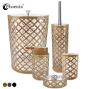 Phoenix 5pcs Patterned Bathroom Set 