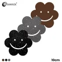 Phoenix 12PCS Smiled Pattern Silicone Mat 10cm SJ-KM-1