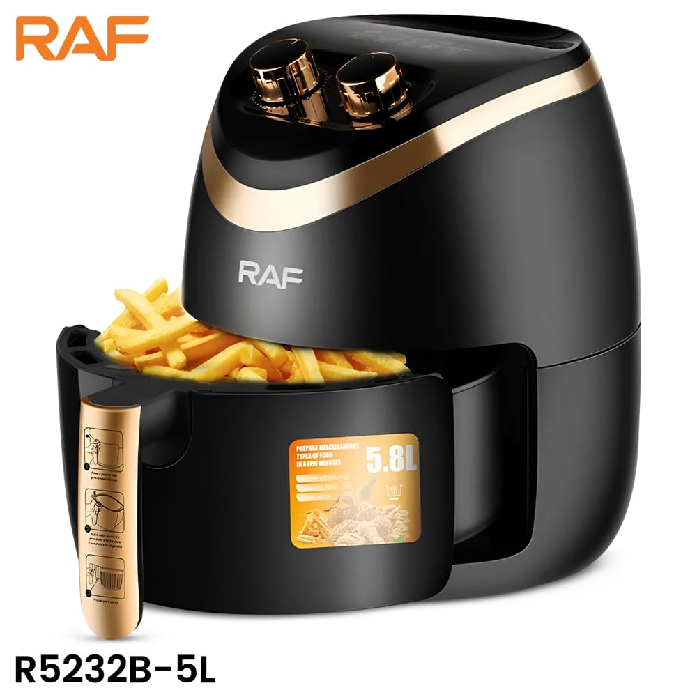 RAF R5232B Air Fryer 5L 1500W